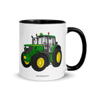 The Tractor Mugs Store Black / 11 oz John Deere 6120 M | Mug with Color Inside Quality Farmers Merch