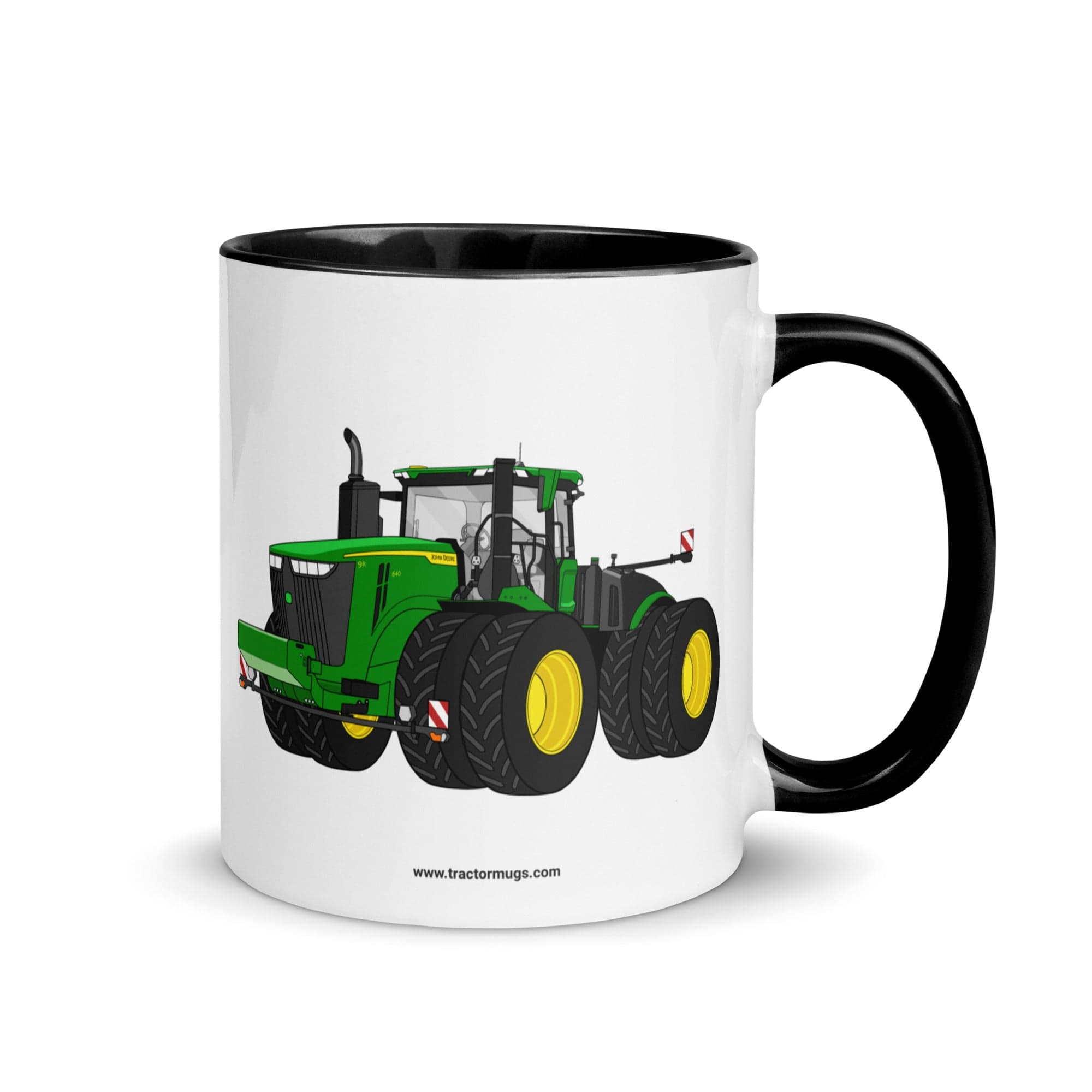 The Tractor Mugs Store Black / 11 oz John Deere 9R 640 | Mug with Color Inside Quality Farmers Merch