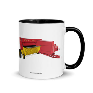 The Tractor Mugs Store Black / 11 oz New Holland 274 Square Baler | Mug with Color Inside Quality Farmers Merch