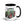 The Tractor Mugs Store Black / 15 oz Fendt Favorit 818 Watercolor | Mug with Color Inside Quality Farmers Merch
