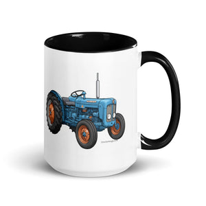 The Tractor Mugs Store Black / 15 oz FORDSON Dexta Cartoon Illustration | Mug with Color Inside Quality Farmers Merch