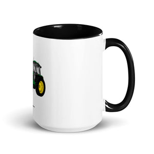 The Tractor Mugs Store Black / 15 oz John Deere 3650 | Mug with Color Inside Quality Farmers Merch
