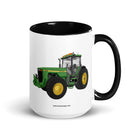 The Tractor Mugs Store Black / 15 oz John Deere 8200 | Mug with Color Inside Quality Farmers Merch