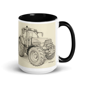 The Tractor Mugs Store Black / 15 oz McCormick MTX 200 Pencil Sketch | Mug with Color Inside Quality Farmers Merch