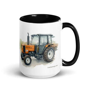 The Tractor Mugs Store Black / 15 oz Renault 65-32 MX Watercolor | Mug with Color Inside Quality Farmers Merch
