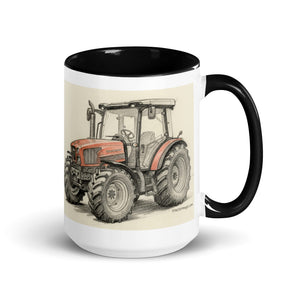 The Tractor Mugs Store Black / 15 oz SAME Dorado Natural 70 (Stage V) Pencil Sketch | Mug with Color Inside Quality Farmers Merch