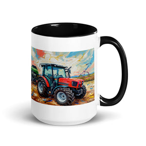 The Tractor Mugs Store Black / 15 oz SAME Dorado Natural 70 (Stage V) Splash Art | Mug with Color Inside Quality Farmers Merch