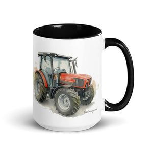 The Tractor Mugs Store Black / 15 oz SAME Dorado Natural 70 (Stage V) Watercolor | Mug with Color Inside Quality Farmers Merch