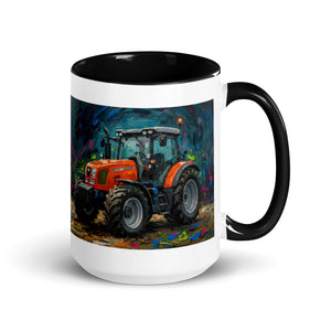 The Tractor Mugs Store Black / 15 oz SAME Explorer 105 (Stage V) Splash Art | Mug with Color Inside Quality Farmers Merch