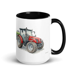 The Tractor Mugs Store Black / 15 oz SAME Explorer 105 (Stage V) Watercolor | Mug with Color Inside Quality Farmers Merch