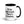 The Tractor Mugs Store Black I'll Be Right Back. There's a Tractor. | 15 oz Mug with Color Inside Quality Farmers Merch