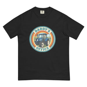 The Tractor Mugs Store Black New Holland T7.210 DADDY'S OFFICE Retro | Unisex Premium T-shirt Quality Farmers Merch