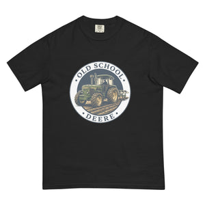 The Tractor Mugs Store Black / S John Deere 3350 OLD SCHOOL DEERE Engraving | Unisex Premium T-shirt Quality Farmers Merch