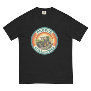 The Tractor Mugs Store Black / S John Deere 7810 PROPER HORSEPOWER | Unisex Premium T-shirt Quality Farmers Merch