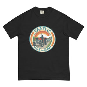 The Tractor Mugs Store Black / S Massey Ferguson 135 TRAFFIC WHAT TRAFFIC? Retro | Unisex Premium T-shirt Quality Farmers Merch
