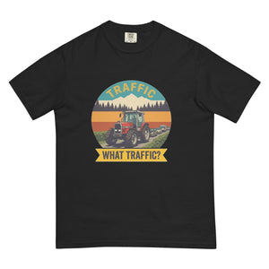 The Tractor Mugs Store Black / S Massey Ferguson 3075 TRAFFIC WHAT TRAFFIC? Outdoor | Unisex Premium T-shirt Quality Farmers Merch