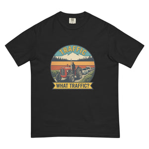 The Tractor Mugs Store Black / S Massey Ferguson 35X TRAFFIC WHAT TRAFFIC? Outdoor | Unisex Premium T-shirt Quality Farmers Merch