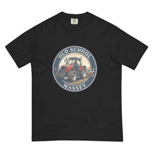 The Tractor Mugs Store Black / S Massey Ferguson 6480 OLD SCHOOL MASSEY Engraving | Unisex Premium T-shirt Quality Farmers Merch