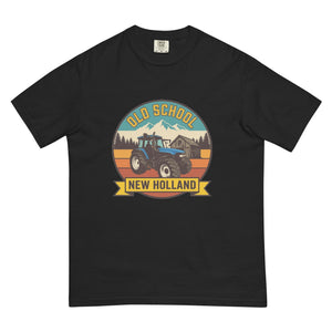 The Tractor Mugs Store Black / S New Holland TM 135 OLD SCHOOL NEW HOLLAND Outdoor | Unisex Premium T-shirt Quality Farmers Merch
