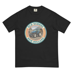 The Tractor Mugs Store Black / S New Holland TM 135 OLD SCHOOL NEW HOLLAND Retro | Unisex Premium T-shirt Quality Farmers Merch