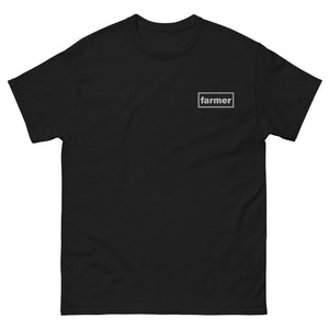 The Tractor Mugs Store Black / S Oasis Style Farmer Unisex | Classic Tee Embroidered Quality Farmers Merch
