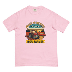 The Tractor Mugs Store Blossom Massey Ferguson 135 PROUD AUSTRALIAN 100% FARMER Outdoor | Unisex Premium T-shirt Quality Farmers Merch