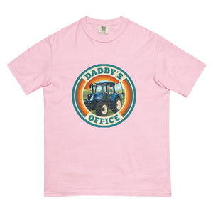 The Tractor Mugs Store Blossom New Holland T7.210 DADDY'S OFFICE Retro | Unisex Premium T-shirt Quality Farmers Merch