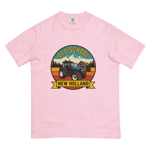 The Tractor Mugs Store Blossom / S New Holland TM 135 OLD SCHOOL NEW HOLLAND Outdoor | Unisex Premium T-shirt Quality Farmers Merch