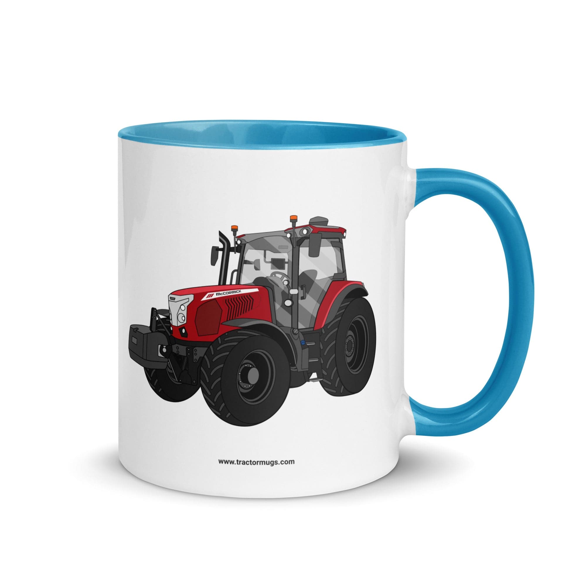 The Tractor Mugs Store Blue / 11 oz McCormick X6 414 | Mug with Color Inside Quality Farmers Merch
