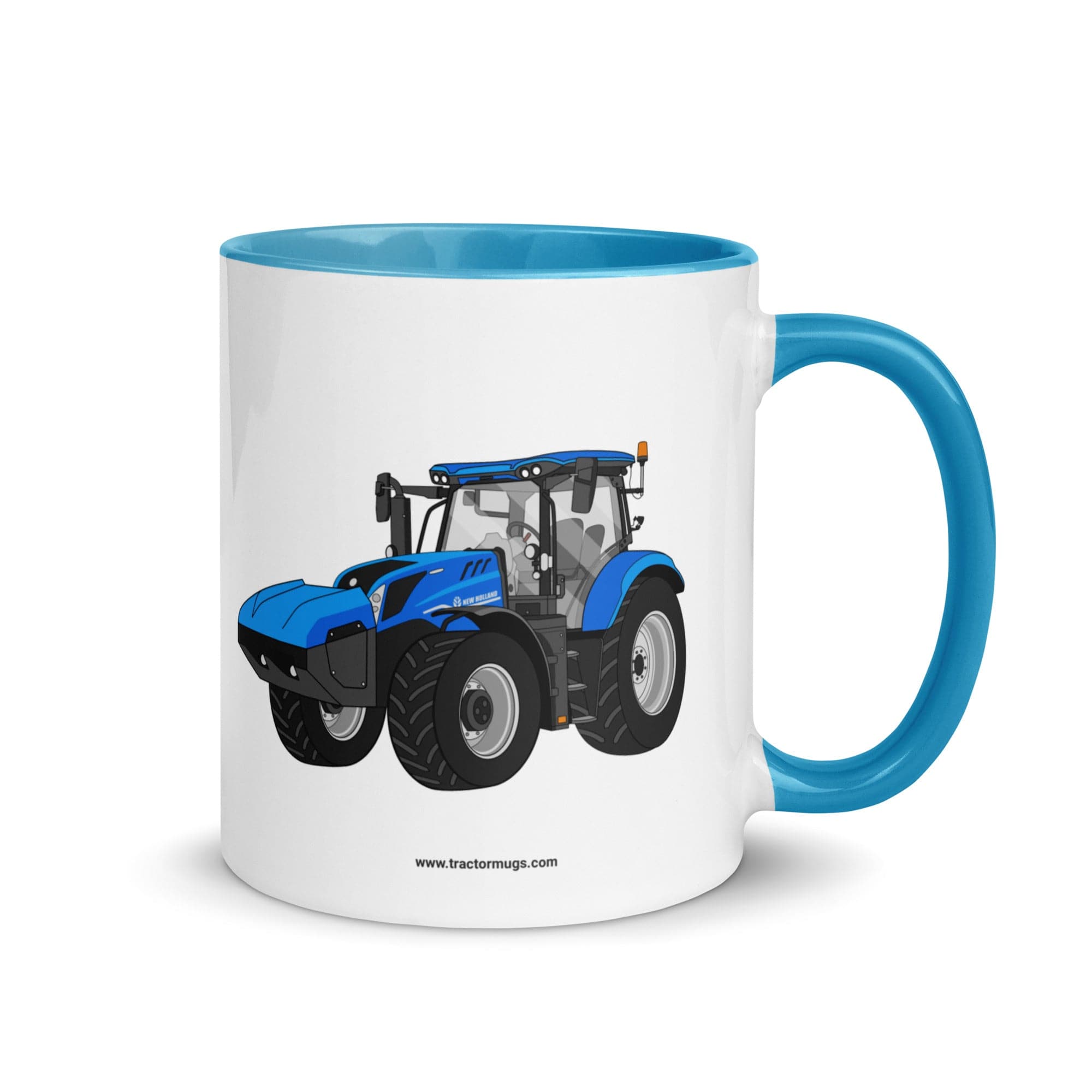 The Tractor Mugs Store Blue / 11 oz New Holland T6 180 Methane | Mug with Color Inside Quality Farmers Merch
