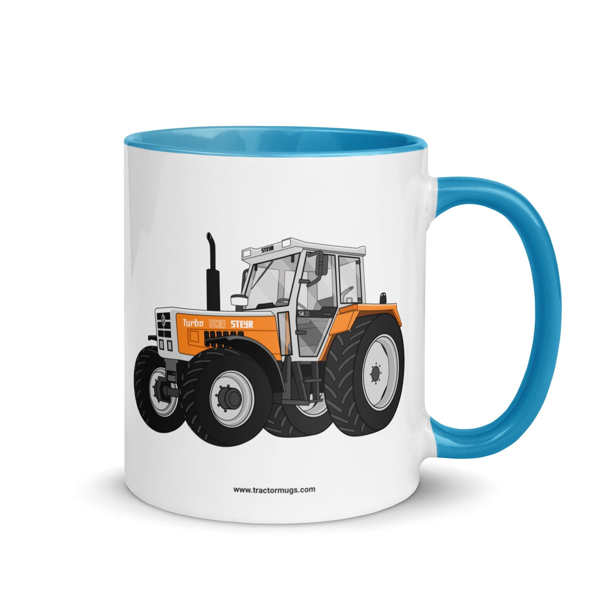 The Tractor Mugs Store Blue / 11 oz Steyr SK 8130 Kommunal | Mug with Color Inside Quality Farmers Merch