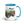 The Tractor Mugs Store Blue / 15 oz Fendt 308 LSA 4WD Watercolor | Mug with Color Inside Quality Farmers Merch