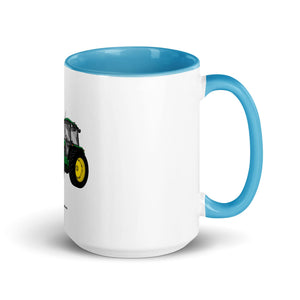 The Tractor Mugs Store Blue / 15 oz John Deere 3650 | Mug with Color Inside Quality Farmers Merch