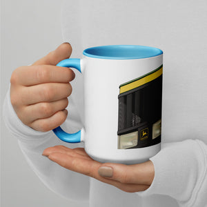 The Tractor Mugs Store Blue / 15 oz John Deere 7810 Bonnet | Oil Painting Mug with Color Inside Quality Farmers Merch