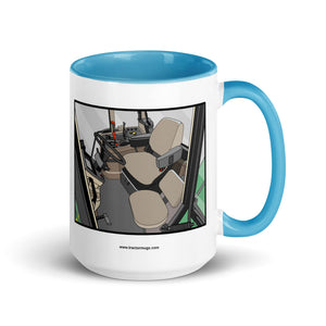 The Tractor Mugs Store Blue / 15 oz John Deere 7810 Cabin | Mug with Color Inside Quality Farmers Merch