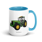 The Tractor Mugs Store Blue / 15 oz John Deere 8200 | Mug with Color Inside Quality Farmers Merch