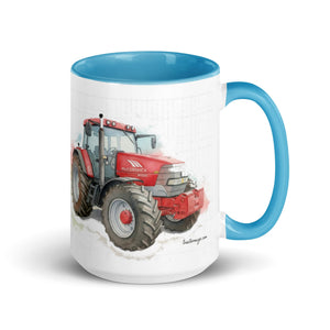 The Tractor Mugs Store Blue / 15 oz McCormick MTX 200 Watercolor | Mug with Color Inside Quality Farmers Merch