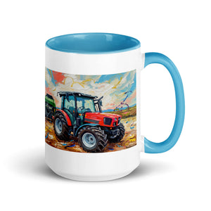 The Tractor Mugs Store Blue / 15 oz SAME Dorado Natural 70 (Stage V) Splash Art | Mug with Color Inside Quality Farmers Merch