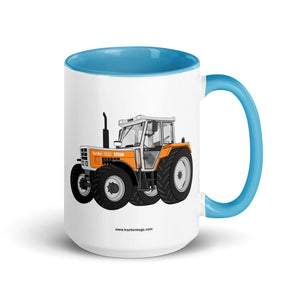 The Tractor Mugs Store Blue / 15 oz Steyr SK 8130 Kommunal | Mug with Color Inside Quality Farmers Merch