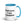The Tractor Mugs Store Blue Good News. I Saw A Combine | 15 oz Mug with Color Inside Quality Farmers Merch