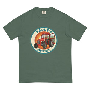 The Tractor Mugs Store Blue Spruce Massey Ferguson 35X DADDY'S OFFICE Retro | Unisex Premium T-shirt Quality Farmers Merch