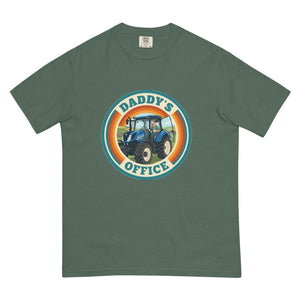 The Tractor Mugs Store Blue Spruce New Holland T7.210 DADDY'S OFFICE Retro | Unisex Premium T-shirt Quality Farmers Merch
