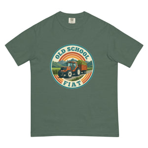 The Tractor Mugs Store Blue Spruce / S FIATAGRI F130 OLD SCHOOL FIAT Retro | Unisex Premium T-shirt Quality Farmers Merch