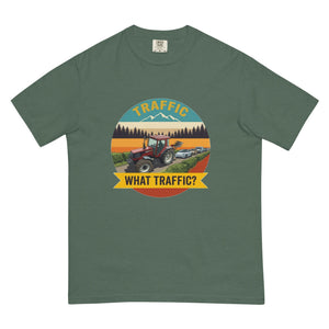 The Tractor Mugs Store Blue Spruce / S FIATAGRI F140 TRAFFIC WHAT TRAFFIC? Outdoor | Unisex Premium T-shirt Quality Farmers Merch