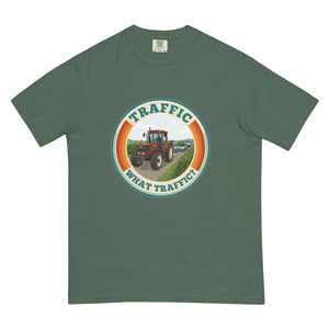 The Tractor Mugs Store Blue Spruce / S FIATAGRI F140 TRAFFIC WHAT TRAFFIC? Retro | Unisex Premium T-shirt Quality Farmers Merch
