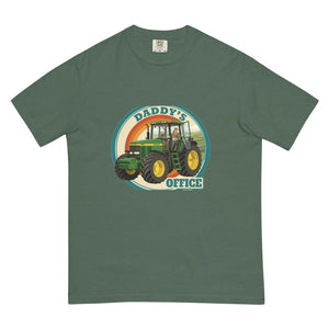 The Tractor Mugs Store Blue Spruce / S John Deere 7810 DADDY'S OFFICE Retro | Unisex Premium T-shirt Quality Farmers Merch