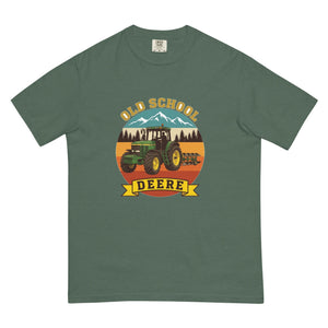 The Tractor Mugs Store Blue Spruce / S John Deere 7810 OLD SCHOOL DEERE Outdoor | Unisex Premium T-shirt Quality Farmers Merch