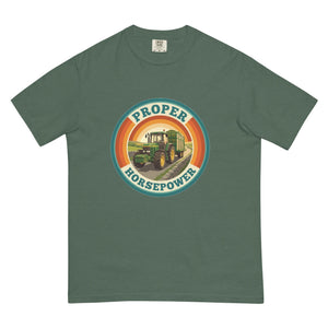 The Tractor Mugs Store Blue Spruce / S John Deere 7810 PROPER HORSEPOWER | Unisex Premium T-shirt Quality Farmers Merch