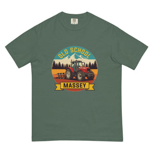 The Tractor Mugs Store Blue Spruce / S Massey Ferguson 6480 OLD SCHOOL MASSEY Outdoor | Unisex Premium T-shirt Quality Farmers Merch