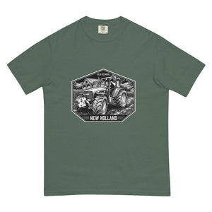 The Tractor Mugs Store Blue Spruce / S New Holland TM 155 OLD SCHOOL NEW HOLLAND Moose | Unisex Premium T-shirt Quality Farmers Merch